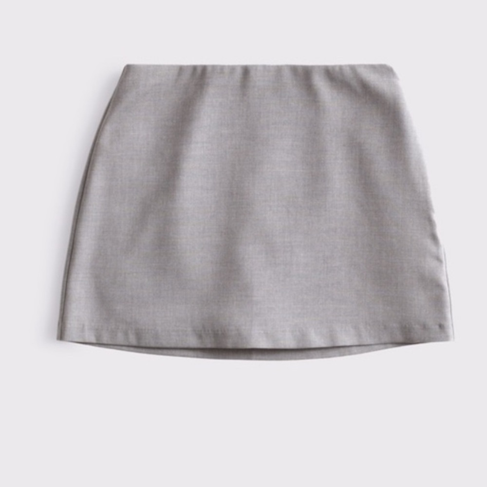 Abercrombie & Fitch Heather Gray Mini Skirt